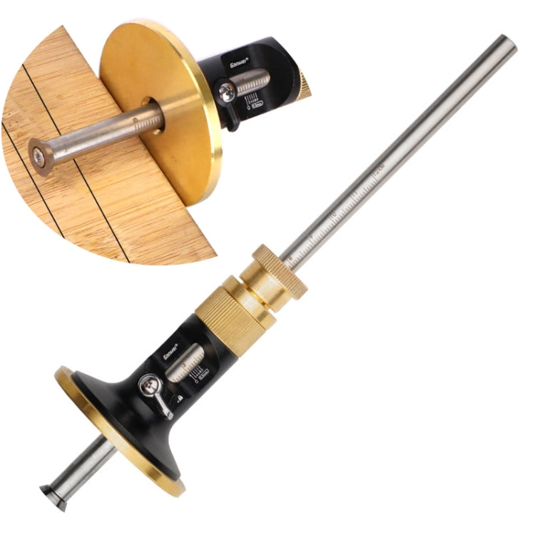 Ganwei 0.2mm Precision European Scriber Marking Gauge Parallel Line Drawing Woodworking Tool(Rolling Blade)