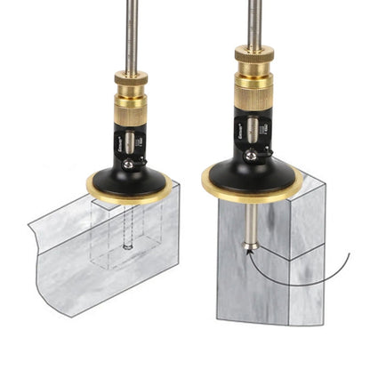 Ganwei 0.2mm Precision European Scriber Marking Gauge Parallel Line Drawing Woodworking Tool(Rolling Blade)