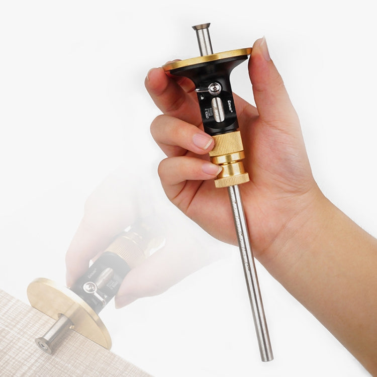 Ganwei 0.2mm Precision European Scriber Marking Gauge Parallel Line Drawing Woodworking Tool(Fixed Blade)