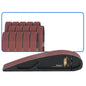 Ganwei Sandpaper Holder Adjustable Manual Curve Grinding Polishing Belt Sander Sandboard Woodworking Tool With 16pcs 120/320/600 Grit Sanding Belt