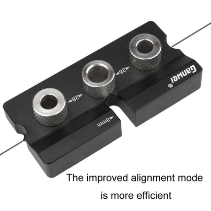 Ganwei MG0-001-0020 3 In 1 Punch Locator Woodworking Positioning Fixture Drilling Wood Doweling Jig