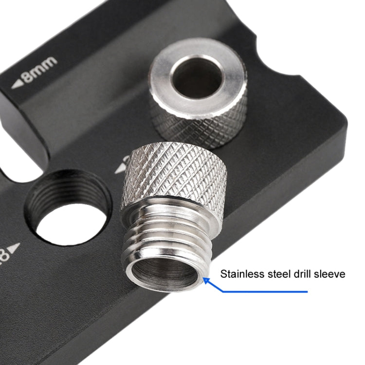 Ganwei MG0-001-0020 3 In 1 Punch Locator Woodworking Positioning Fixture Drilling Wood Doweling Jig