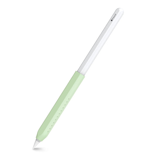For Apple Pencil 1&2 AhaStyle PT182 Silicone Protective Grip Cover(Green)