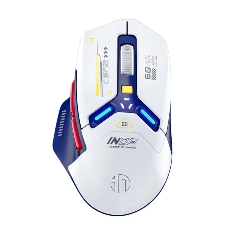 Souris d'ordinateur de bureau de jeu sans fil Bluetooth Tri-mode Inphic IN9 (Bleu)