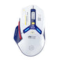 Souris d'ordinateur de bureau de jeu sans fil Bluetooth Tri-mode Inphic IN9 (Bleu)