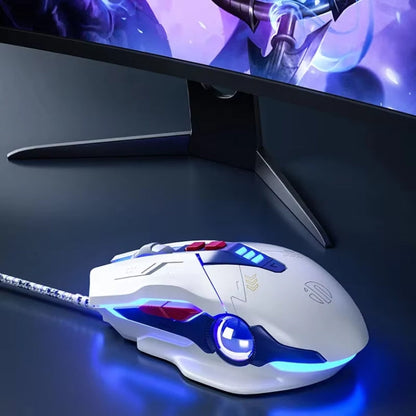 Souris Filaire de Jeu Lumineuse Inphic W9P (Version Sonore)