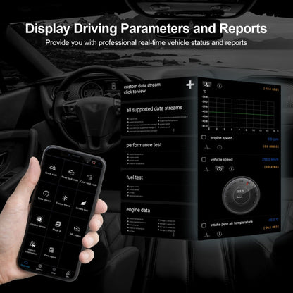 HUMZOR OBD2 Bluetooth 5.2 Outil de Diagnostic Automobile