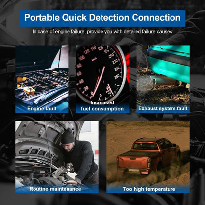 HUMZOR OBD2 Bluetooth 5.2 Outil de Diagnostic Automobile