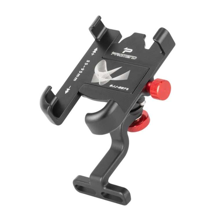 Support de Téléphone pour Vélo PROMEND SJJ-297B, Support de Guidon Universel en Alliage d'Aluminium pour Vélo Électrique