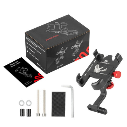 Support de Téléphone pour Vélo PROMEND SJJ-297B, Support de Guidon Universel en Alliage d'Aluminium pour Vélo Électrique