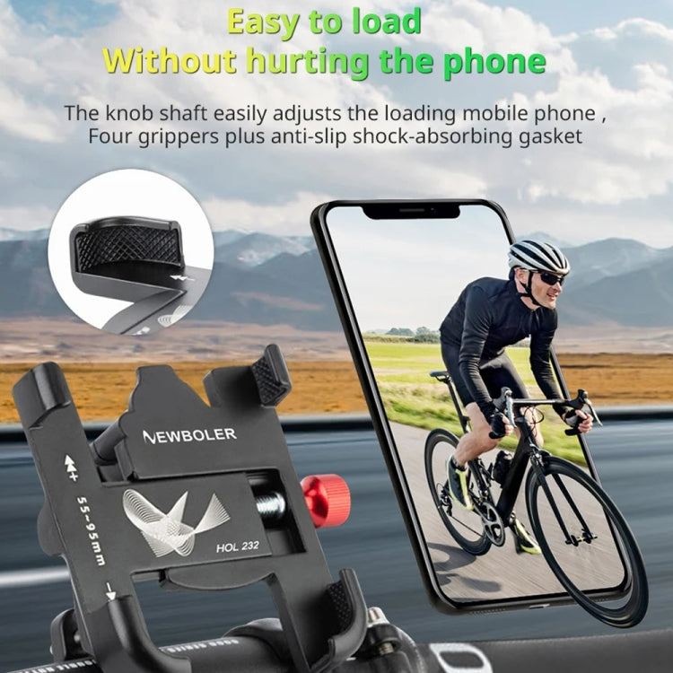 Support de Téléphone pour Vélo PROMEND SJJ-297B, Support de Guidon Universel en Alliage d'Aluminium pour Vélo Électrique