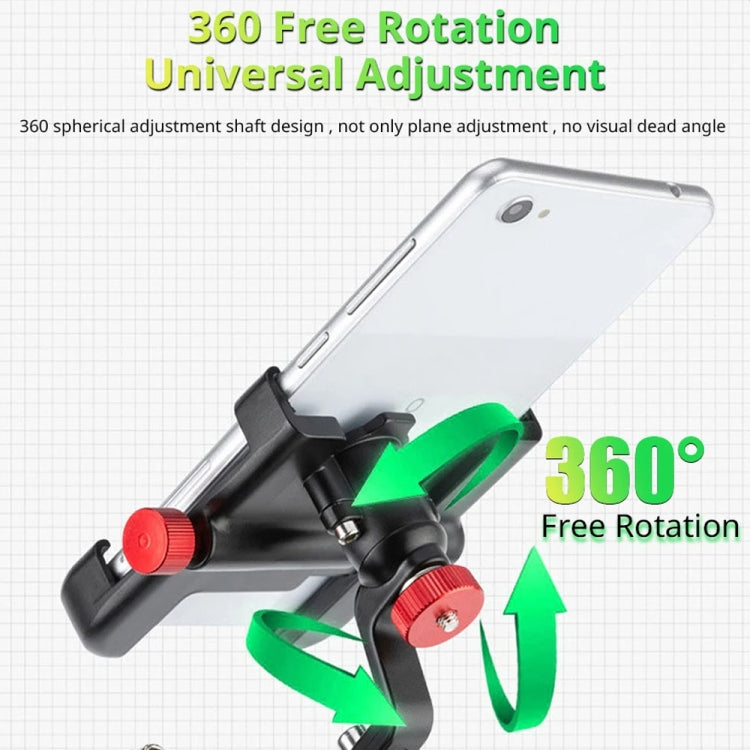 Support de Téléphone pour Vélo PROMEND SJJ-297B, Support de Guidon Universel en Alliage d'Aluminium pour Vélo Électrique
