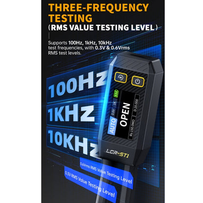 FNIRSI Digital Tweezers Resistor Capacitor Component Test Multimeter(LCR-ST1)