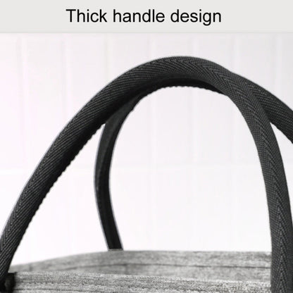 Sac isotherme portable FRISCH pour pique-nique extérieur, sac à bento épaissi (noir)
