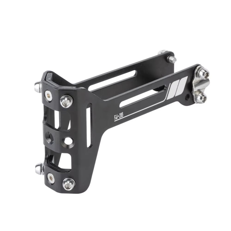 PROMEND FJJ-285 Water Bottle Cage Conversion Mount Aluminum Bicycle Cushion Dual Cup Holder Mounting Adapter, Color: Frosted Black