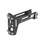 PROMEND FJJ-285 Water Bottle Cage Conversion Mount Aluminum Bicycle Cushion Dual Cup Holder Mounting Adapter, Color: Frosted Black