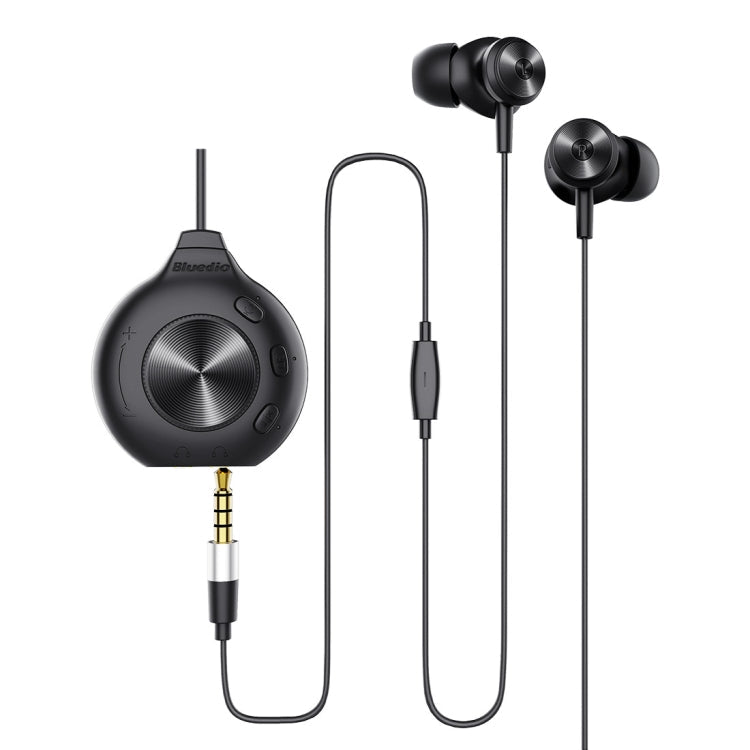 Écouteurs de jeu filaires Bluedio LI PRO pour téléphone portable avec carte son 7.1 et prise jack 3,5 mm (noir)