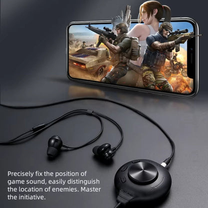 Écouteurs de jeu filaires Bluedio LI PRO pour téléphone portable avec carte son 7.1 et prise jack 3,5 mm (noir)
