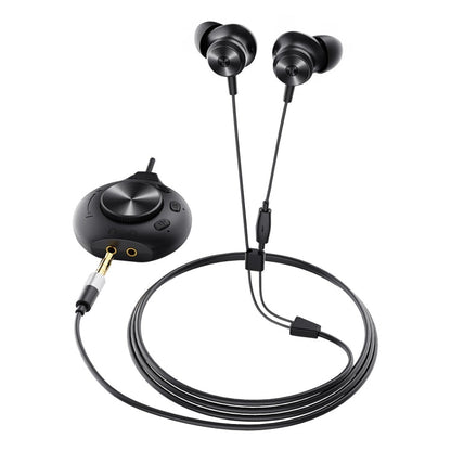 Écouteurs de jeu filaires Bluedio LI PRO pour téléphone portable avec carte son 7.1 et prise jack 3,5 mm (noir)