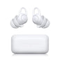 Bouchons d'oreille en silicone Bluedio NE pour dormir, réduction du bruit, insonorisants, avec étui de rangement (blanc)