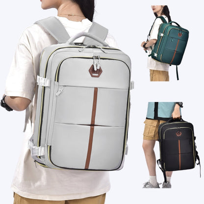 WEIXIER B717 Large Capacity Travel Shoulder Bag Simple Students Universal Schoolbag(Gray)