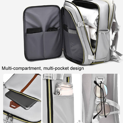 WEIXIER B717 Large Capacity Travel Shoulder Bag Simple Students Universal Schoolbag(Gray)