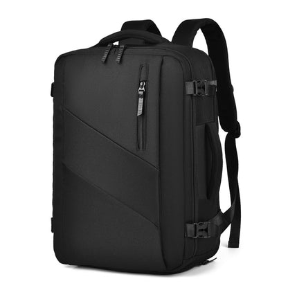 WEIXIER B722 Simple Style Large Capacity Travel Multifunctional Backpack(Black)