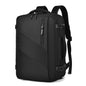WEIXIER B722 Simple Style Large Capacity Travel Multifunctional Backpack(Black)