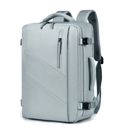 WEIXIER B722 Simple Style Large Capacity Travel Multifunctional Backpack(Light Blue)