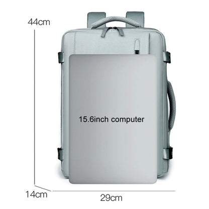 WEIXIER B722 Simple Style Large Capacity Travel Multifunctional Backpack(Light Blue)