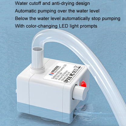 Innovator Group Pompe à eau USB pour animaux domestiques 5V Pompe à eau DC sans balai Mute Micro pas d'eau coupure de courant + tuyau de 1m
