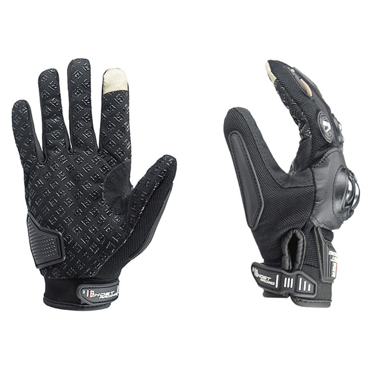 Gants de moto respirants anti-chute GHOST RACING, Taille : XXL (Noir)