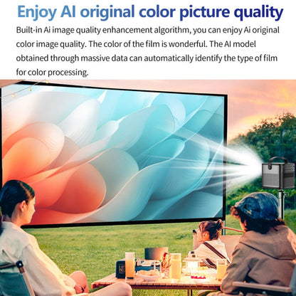 TOUMEI S8 1080P/4K DLP Android 11.OS Wifi 3D Wireless Projector US Plug