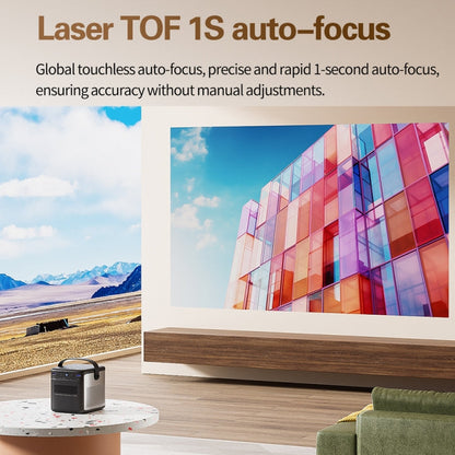 TOUMEI S8 Mini projecteur Android 11.0 DLP 1080P/4K WiFi 3D sans fil Prise UK