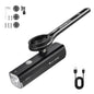 WEST BIKING Bicycle High Lumen Type-C Aluminum Alloy Headlight, Specification: Light + Aluminum Alloy Integrated Handlebar Computer Holder