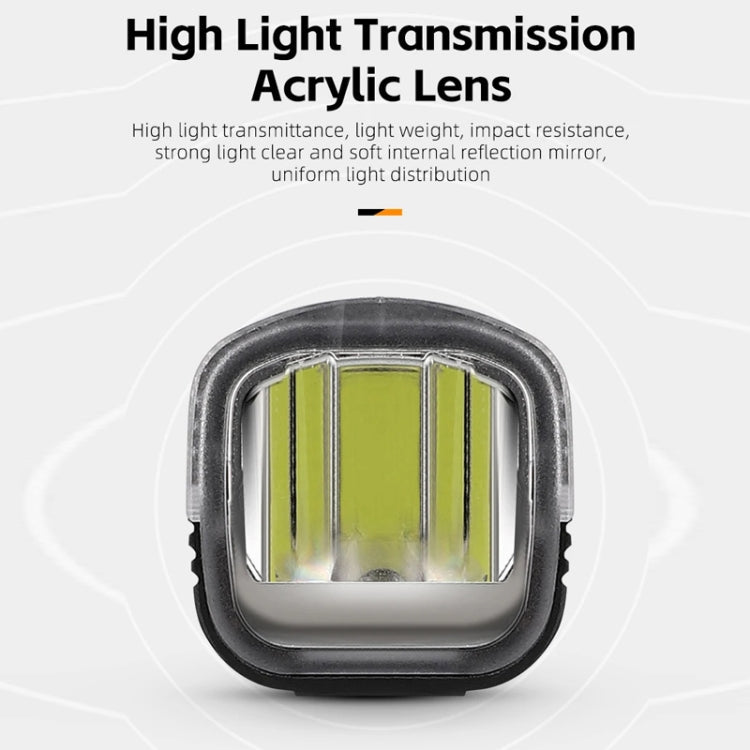 Phare de vélo WEST BIKING à haute luminosité en alliage d'aluminium avec port Type-C, spécification : Phare + Support d'ordinateur en alliage d'aluminium