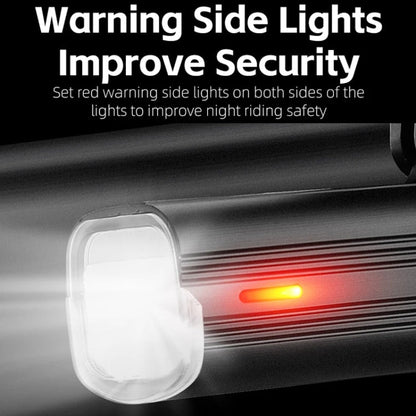 Phare de vélo WEST BIKING à haute luminosité en alliage d'aluminium avec port Type-C, spécification : Phare + Support d'ordinateur en alliage d'aluminium