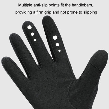 WEST BIKING Gants de Cyclisme Antidérapants Respirants à Écran Tactile, Taille : L (Noir)