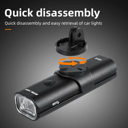 ESLNF Mountain Bike Headlight Waterproof Aluminum USB Charging Road Bike Light Cycling Gear(400LM)