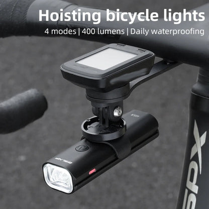 ESLNF Mountain Bike Headlight Waterproof Aluminum USB Charging Road Bike Light Cycling Gear(400LM)