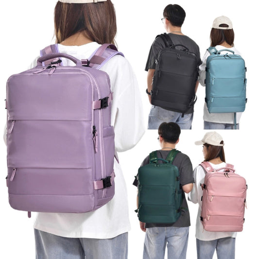 WEIXIER B692 Large Capacity Shoulder Bag Business Travel Computer Backpack(Pink)