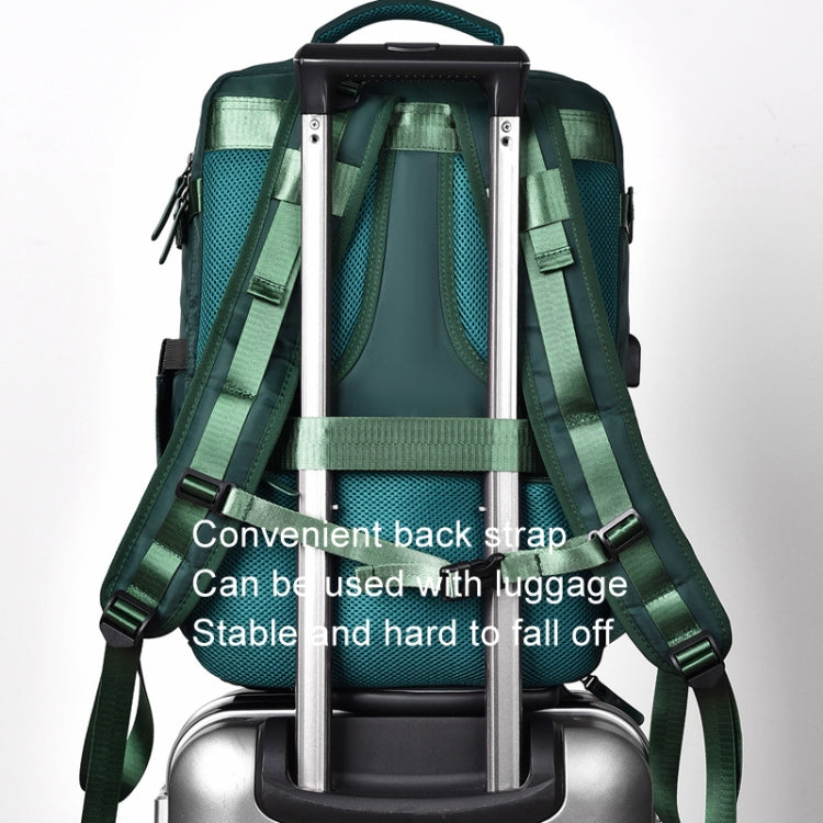 WEIXIER B692 Large Capacity Shoulder Bag Business Travel Computer Backpack(Black)