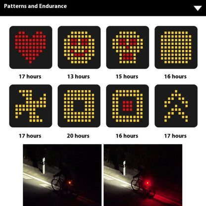 ESLNF Bicycle Tail Light Mountain Bike Smart Brake Sensor Auto Switch Waterproof Warning Lamp(Seatpost Mount)