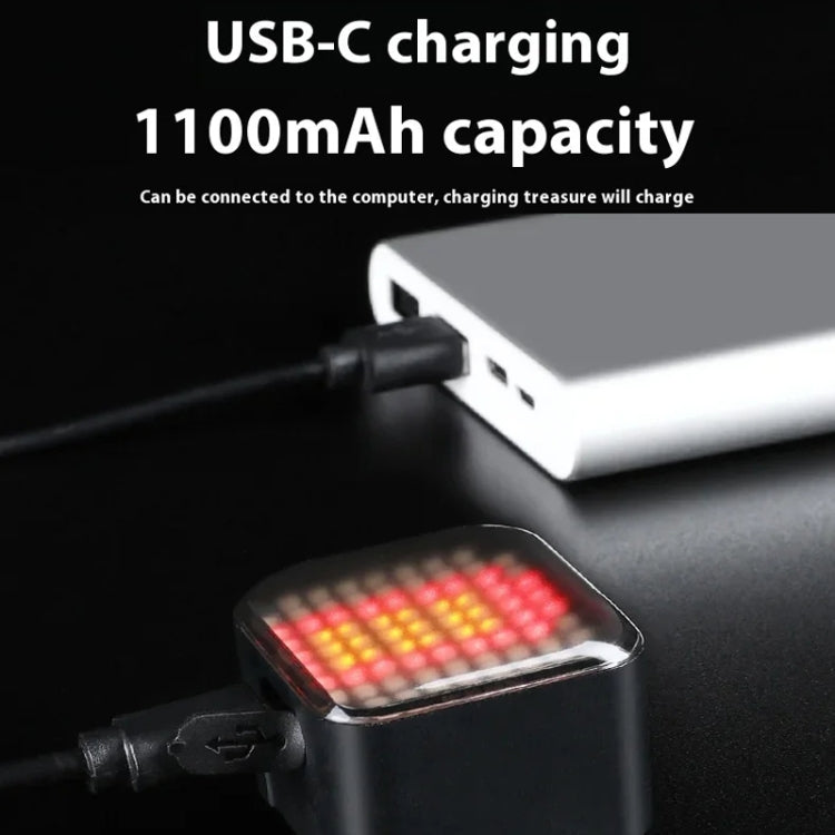 ESLNF Bicycle Tail Light Mountain Bike Smart Brake Sensor Auto Switch Waterproof Warning Lamp(Seatpost Mount)