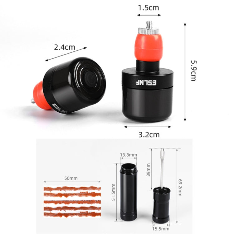 ESLNF Bike Handlebar Light LED Bicycle Turn Signal Cycling Light Waterproof Safety Warning Indicator Lamp, Style: Normal