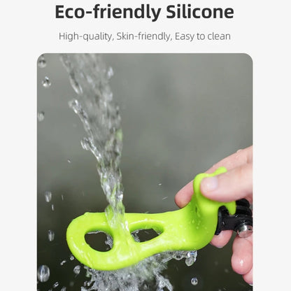 TELESIN Action Camera Mount Silicone Adjustable Mini Flexible Bracket For GoPro HERO / Insta360 / DJI Action Camera(Black)