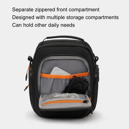 Cwatcun D140 Shoulder Crossbody Camera Storage Bag Shockproof Dropproof Leisure Outdoor Small Bag, Color: Large Black