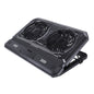 Support de refroidissement pliable et réglable pour ordinateur portable NUOXI C300 avec double ventilateur RVB (Noir)