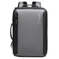 Sac à dos Ozuko Business pour ordinateur portable USB Hommes Sac d'école (Gris foncé)