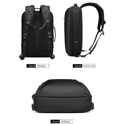 Ozuko Business Laptop USB Backpack Men Schoolbag (Noir)